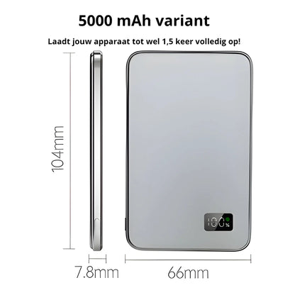 Premium Metalen MagSafe Powerbank 123electronics